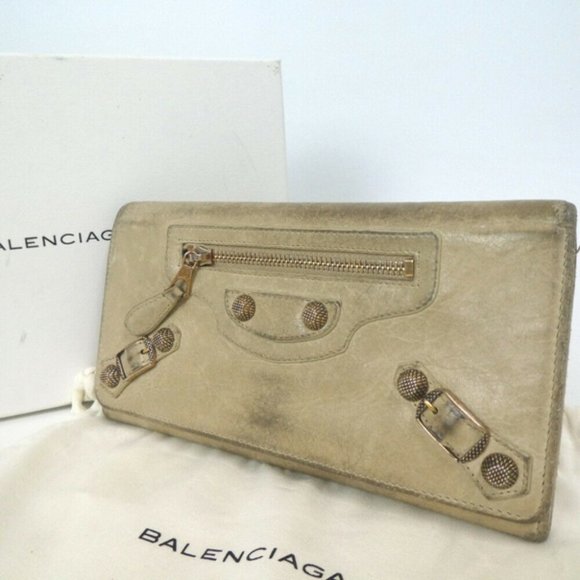 BALENCIAGA purse Leather continental classic city - Picture 2 of 8